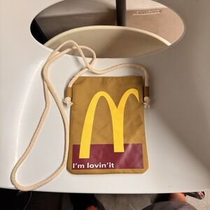 McDonald's Retro Shoulder Bag Rare Design Unique Rock Climbing Bag Style